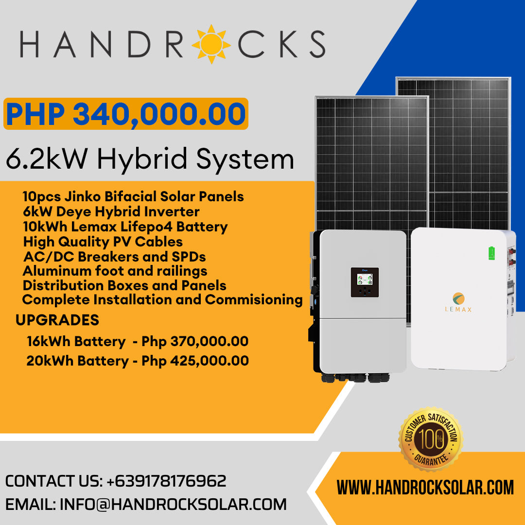 6kW Deye Hybrid Package