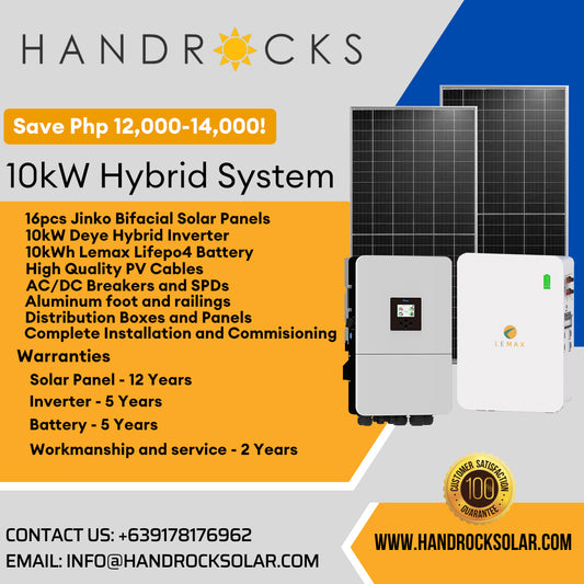 10kW Deye Hybrid Package