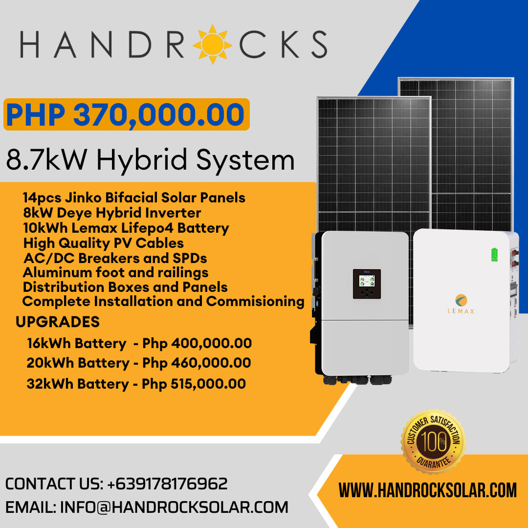 8kW Deye Hybrid Package